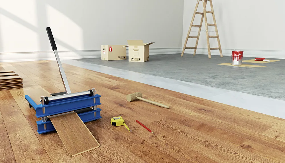 DIMA Parkett - Laminat austauschen - Prozess